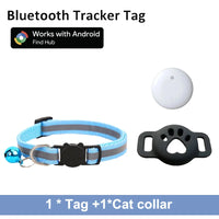 tag with blue collar