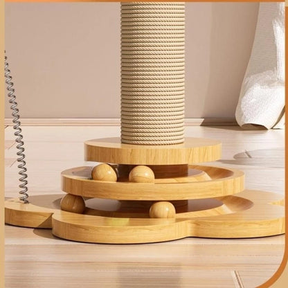 Cat Toy Solid Wood