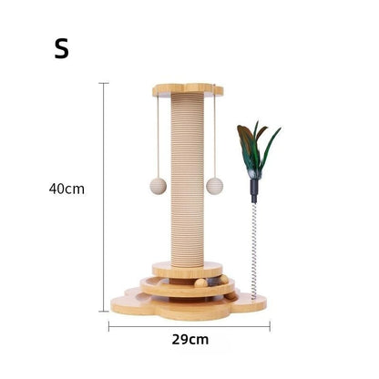 Cat Toy Solid Wood