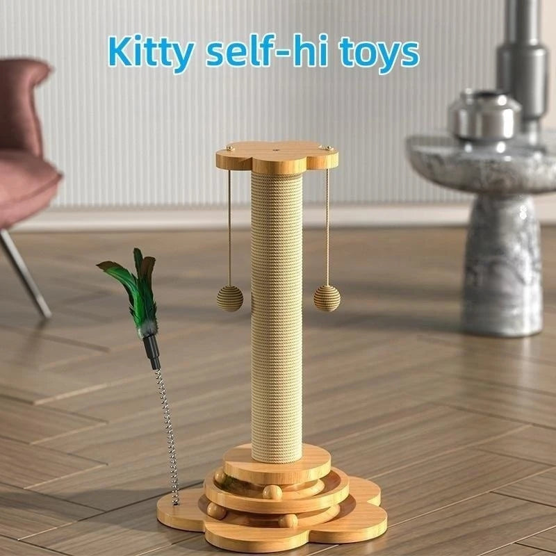 Cat Toy Solid Wood