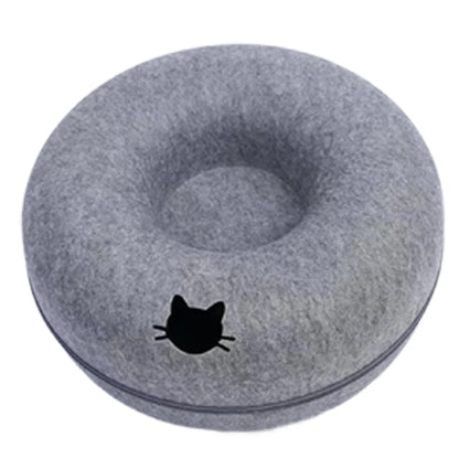 Felt Donut Bed for Cats House