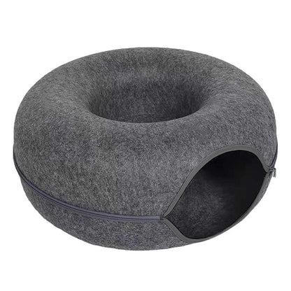 Felt Donut Bed for Cats House