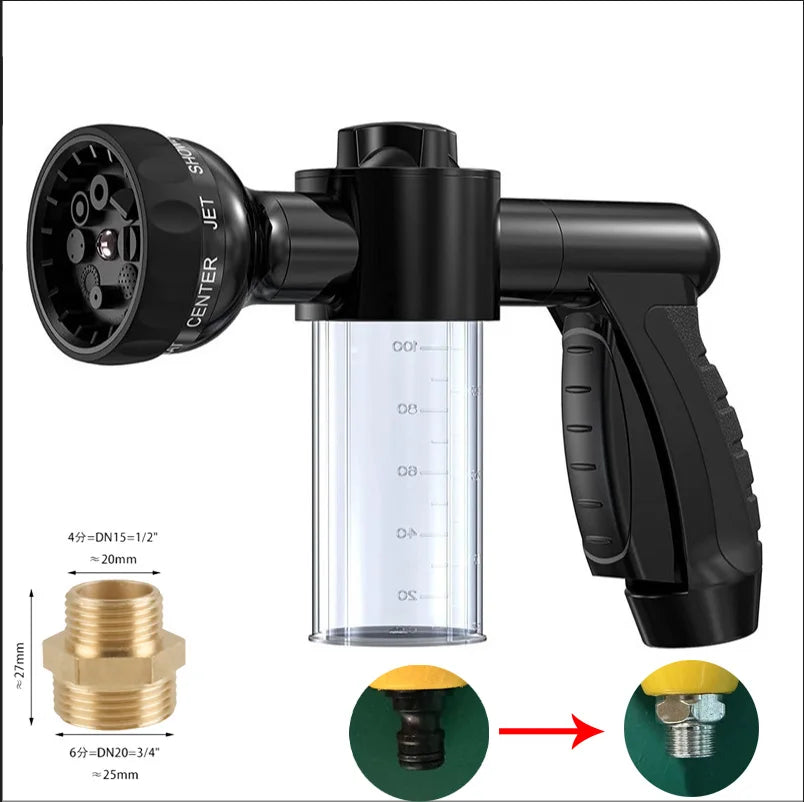 High-pressure Sprayer Nozzle Hose dog shower Gun 3