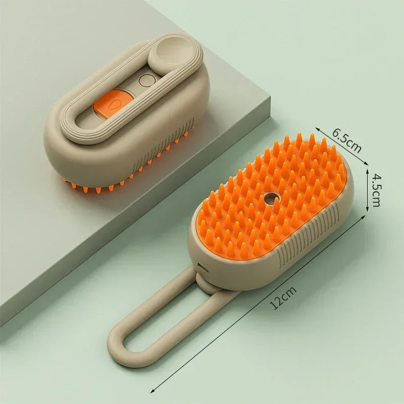 Cat Dog Pet Spray Massage Brush 3 in 1 One