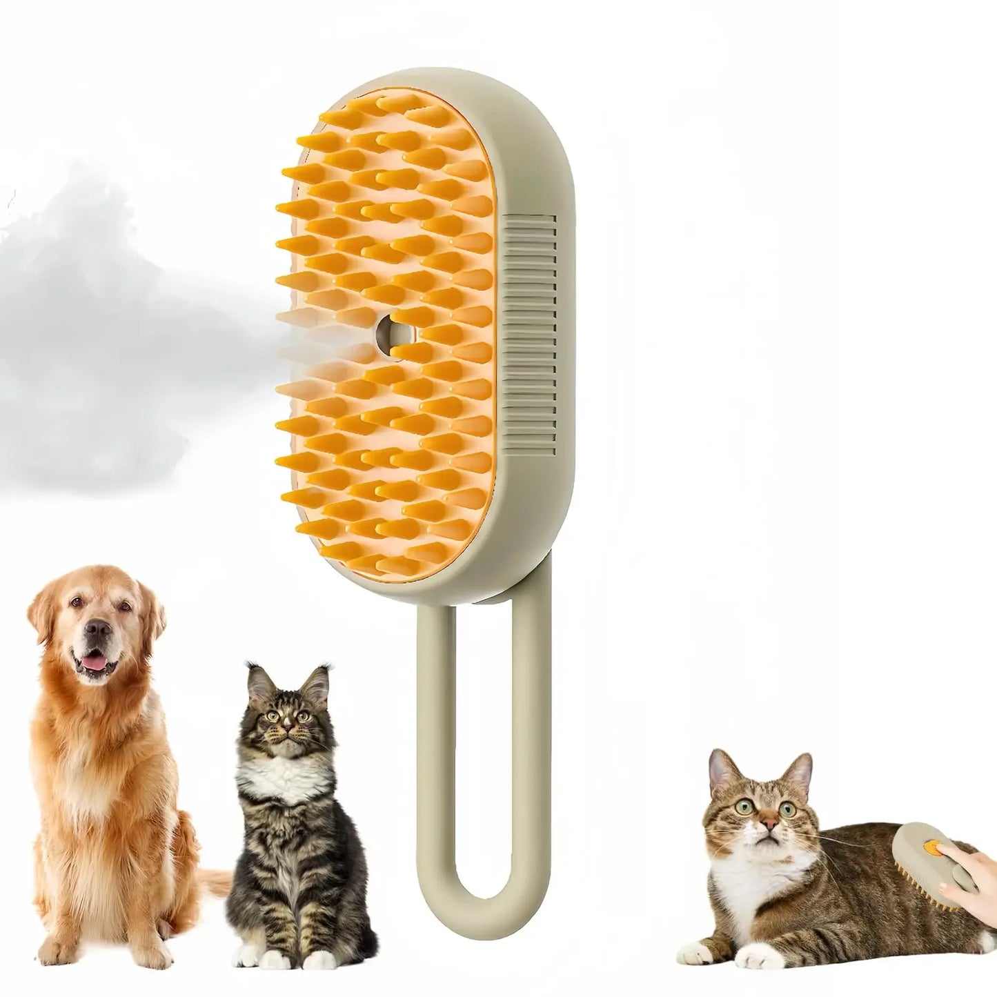 Cat Dog Pet Spray Massage Brush 3 in 1 One