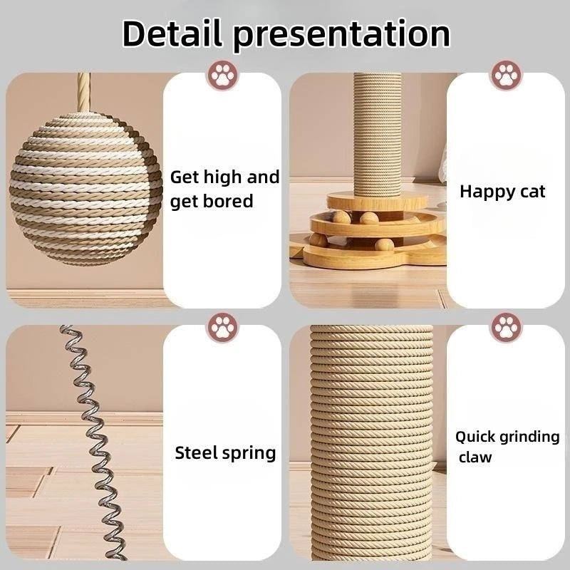 Cat Toy Solid Wood
